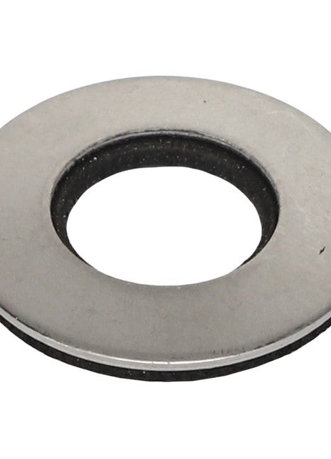 The AGCO | FLAT WASHER - AG061265 is a flat metal washer with a central hole, designed to distribute the load of a threaded fastener. No current product description information is available.
