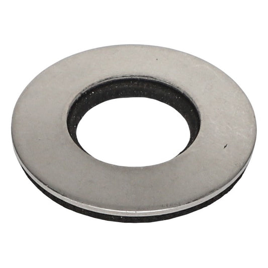 The AGCO | FLAT WASHER - AG061265 is a flat metal washer with a central hole, designed to distribute the load of a threaded fastener. No current product description information is available.