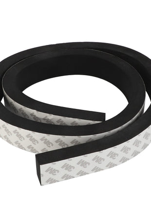 Introducing the AGCO | Seal - Acw2041140, a dense black foam tape with a strong adhesive backing, perfect for sealing and cushioning.