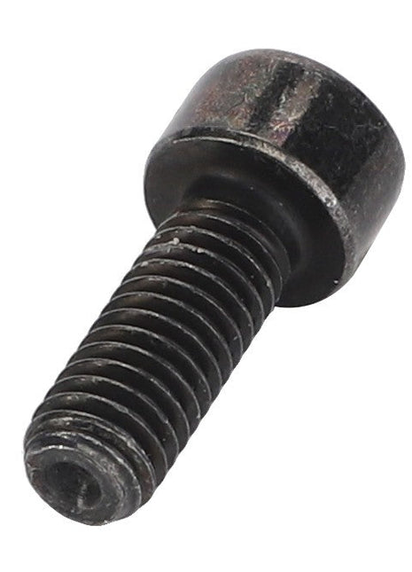 Introducing the AGCO | Socket Head Setscrew - Acw0937960 by AGCO: a black metal hex socket cap screw featuring a cylindrical head and a threaded shaft.