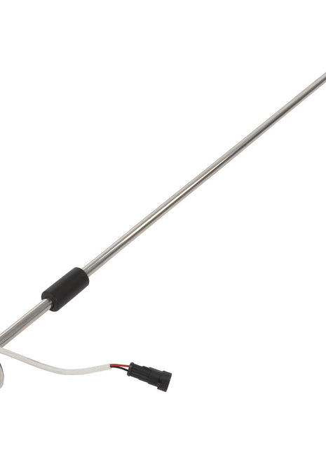 The AGCO Fuel Level Sensor - ACY1581100, a metallic rod with a round base and electronic wiring attached at one end, currently has no product description information available.