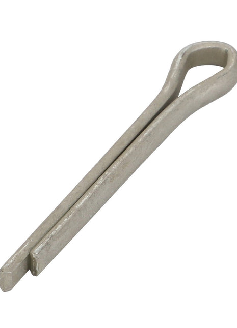 The AGCO split pin, model Acw2007000, is a silver pin featuring a looped head and two tines. No current product description information is available.