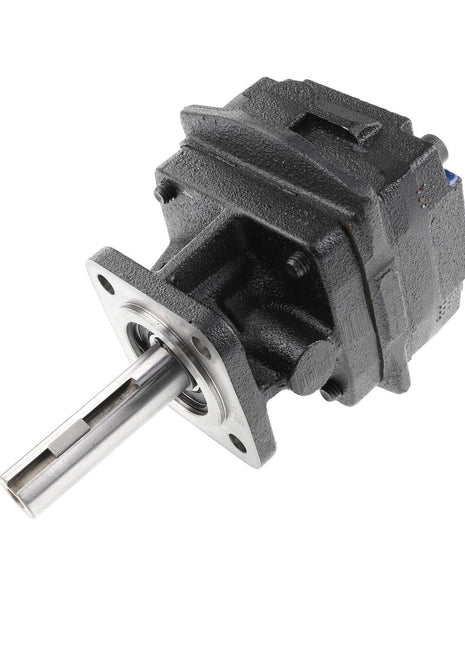 The AGCO | Hydraulic Motor - Acx2437580 features a metal shaft and sturdy, black housing. No current product description information is available.