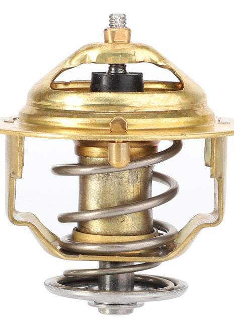 Introducing the AGCO Thermostat - Acp0507610, a brass car thermostat featuring a coiled spring mechanism. No current product description available.