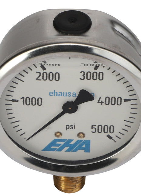 A pressure gauge with a white dial displaying measurements from 0 to 5000 psi and a black needle pointing to 0. The brand name "AGCO" is printed near the bottom, and the product is identified as AGCO | PRESSURE GAUGE - AG331569. No current product description information is available.