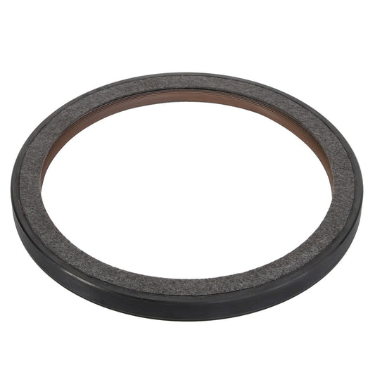 A large, circular rubber gasket from AGCO called the Shaft Seal - Acp0436790, featuring a gray inner ring and brown detailing along the inner edge.