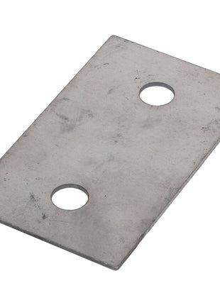 AGCO | WEAR SHIM - AG260932 is a rectangular metal plate featuring two circular holes; no current product description information is available.