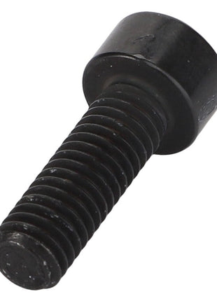 The AGCO | Socket Head Setscrew - Acw0996330 is a black hex socket head cap screw with a threaded body. No current product description information is available for this item.