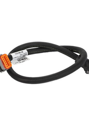 A coiled electrical wiring harness, identified as AGCO Harness - Acw9511890, with gray and orange connectors on each end and a white label tag. No current product description information available.