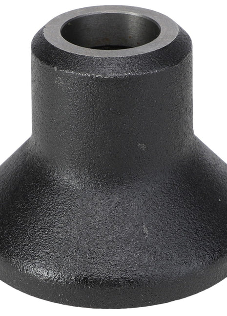 Product Description: The AGCO Bearing Spool - Sn3108 is designed with a black metal finish and features a cylindrical top that transitions smoothly into a flared conical base, offering both functionality and industrial appeal.