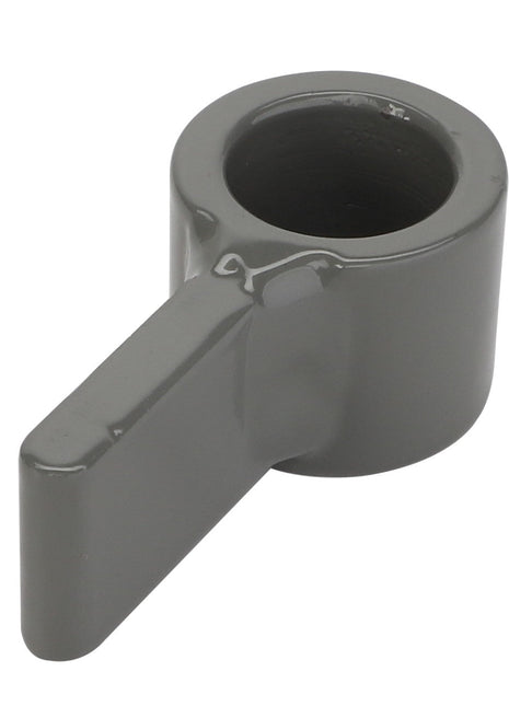 The AGCO | DOG - D28282430 is a small, gray, cylindrical item featuring a flat, rectangular protrusion on its side that resembles a lever or handle. No additional product description information is available for this item.