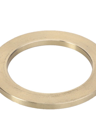 A metallic washer, identified as AGCO | Washer - La300114742 by the brand AGCO, with a circular shape and a central hole, displayed against a plain white background. Product description not available.