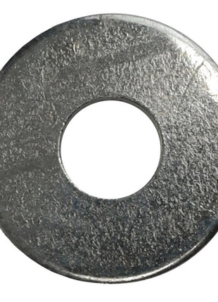 A close-up view of the AGCO Disc - 0910-80-18-00, a metal washer featuring a central hole, typically used in construction or mechanical assemblies. No current product description information is available for this item.