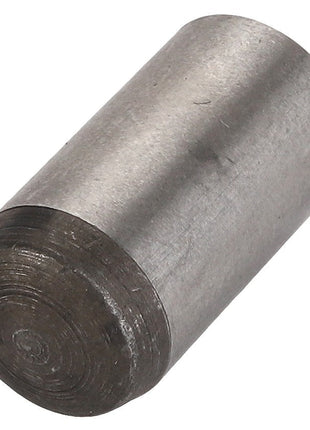 Introducing the AGCO | Cylinder Pin - F416150150030: a sleek, cylindrical metal rod with a smooth, silver surface and a subtly tapered end. Brought to you by AGCO.