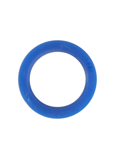 Showing against a white background, a blue rubber O-ring seal inscribed with the number "45." Product: AGCO Sealing Washer - F524893580100. No current product description available.