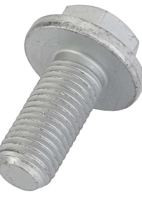 A close-up image of the AGCO Round Head Square Neck Carriage Bolt (Va020733) in silver metal, featuring a wide flat head and a threaded shaft.