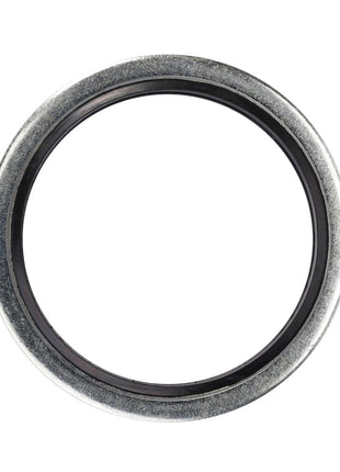 Close-up image of an AGCO sealing washer, model F716961020210, featuring a round metal seal with a resilient rubber inner ring against a pristine white background.