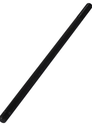The AGCO Stud Bolt - Acw0913750 is a sleek, black metal rod featuring threaded ends for a seamless fit.