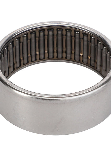 The AGCO | Needle Roller Bearing - D41669800 is a cylindrical bearing with a metallic outer shell and visible inner rolling elements, designed to reduce friction.