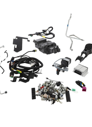 An array of automotive parts and components, such as cables, wires, brackets, connectors, and other hardware from the AGCO brand (Accessory Code - Acw067992A), is neatly arranged on a white background. Unfortunately, no detailed product description information is currently available.