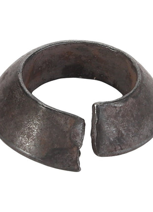 A product named AGCO | CLIP - D41111200 by the brand AGCO, featuring a dark metallic ring with a rough texture and a small gap, giving it a weathered and aged appearance. Note: No current product description information is available.