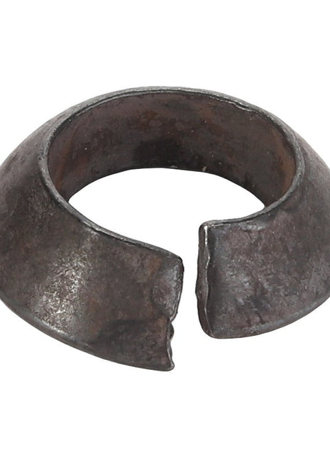 A product named AGCO | CLIP - D41111200 by the brand AGCO, featuring a dark metallic ring with a rough texture and a small gap, giving it a weathered and aged appearance. Note: No current product description information is available.