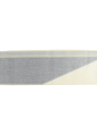 AGCO's semi-transparent adhesive decal (model D49190400), characterized by its grey shading, is displayed on a white background.