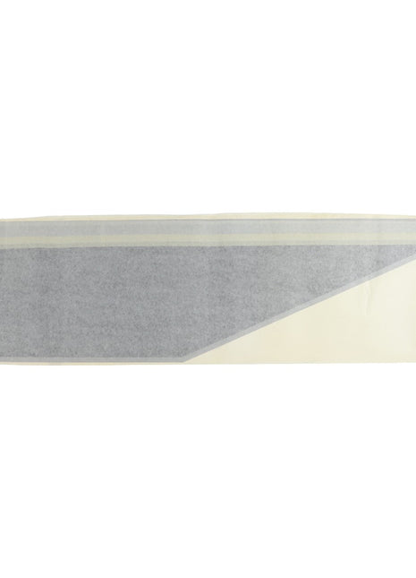 AGCO's semi-transparent adhesive decal (model D49190400), characterized by its grey shading, is displayed on a white background.