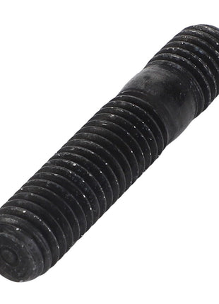 AGCO Stud Bolt - Acw2783710, a black metal threaded bolt with threading on both ends, displayed against a white background. No current product description information is available from the AGCO brand.