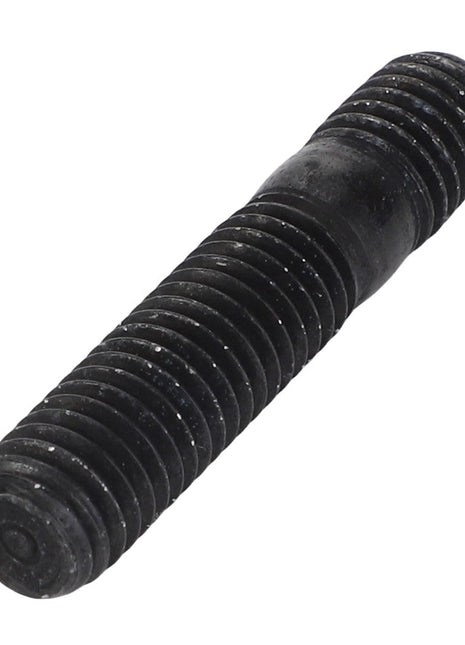 AGCO Stud Bolt - Acw2783710, a black metal threaded bolt with threading on both ends, displayed against a white background. No current product description information is available from the AGCO brand.
