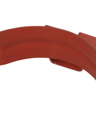 A curved red metal part with a rectangular base, featuring a smooth finish and slight wear marks. This item can be identified as the AGCO | BAND - D28786553 by AGCO. There is currently no description available for similar products.