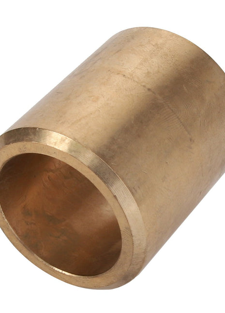 Introducing the AGCO BUSH - D26734745, a high-quality cylindrical bronze bushing featuring a hollow center.