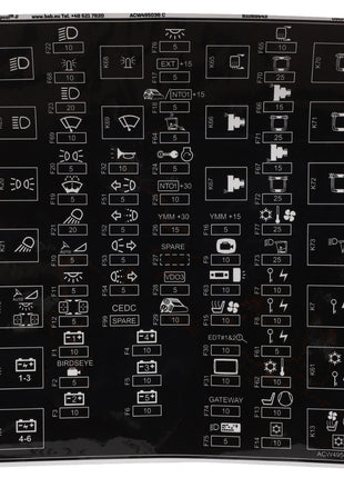 AGCO | Decal, Control Panel - Acw495036C - Farming Parts