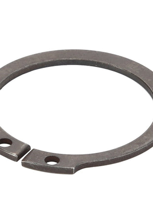 Current Product Description: The AGCO | Lock Washer - Acp0308660 is a metal snap ring with two holes, designed for securing components on a shaft or in a bore.