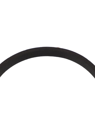 The AGCO Strip - Acw1170060 is a curved, solid black rubber strip with a slight wedge shape, designed in the form of an arch.