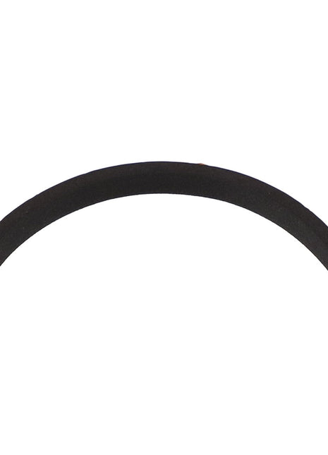 The AGCO Strip - Acw1170060 is a curved, solid black rubber strip with a slight wedge shape, designed in the form of an arch.