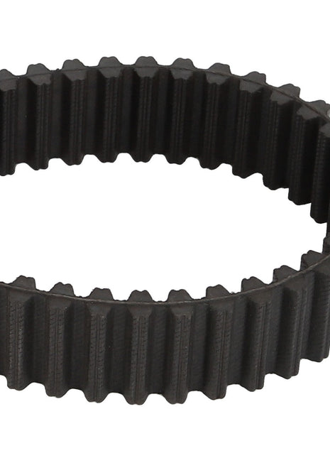 A toothed black timing belt in a circular shape, viewed from a slightly elevated angle, identified as AGCO | BELT – CG1350656010 under the AGCO brand, currently has no product description information available.