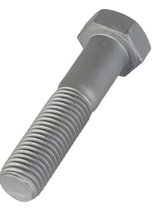 A Hexagonal Bolt - Acw0884540 by AGCO, featuring a silver finish and a partially threaded shank, is shown against a plain white background. Please note, no current product description information is available.