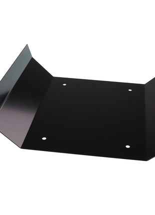 The AGCO | PAN - AG133614, a black metal bracket by AGCO, features four screw holes and two angled flanges on opposite ends. Currently, there is no additional product description information available.