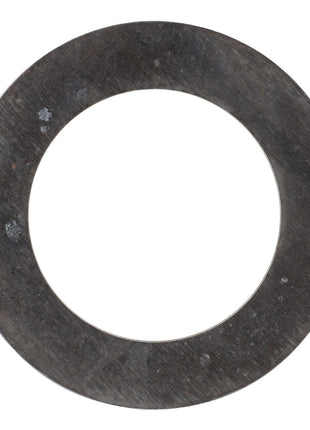 A round, metallic washer with a smooth surface and a central hole, identified as the AGCO Thrust Washer - V30360100, shown against a white background. No current product description information is available for this item.