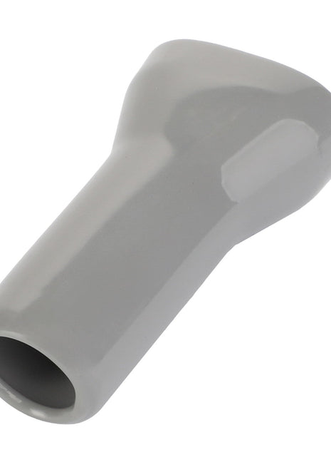 AGCO's BACK SHELL - D44901003 is a gray, cylindrical rubber or plastic cap with a slightly angled top and an open bottom, currently without a detailed product description available.