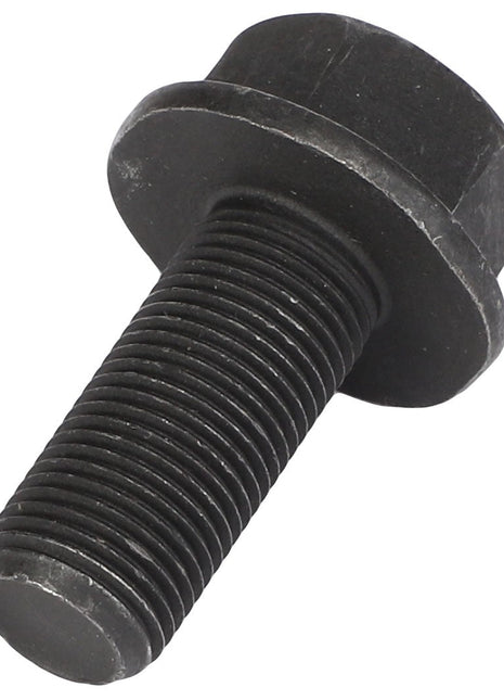 Image of the AGCO Hexagon Flange Bolt (AG609312), a black metal bolt featuring a hexagonal head and threaded shaft, viewed against a white background. Currently, no additional product description information is available.