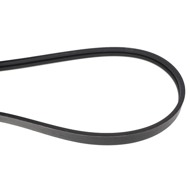 The AGCO Belt - Acw1950630, a black, flat automotive serpentine belt, is depicted in a looped position against a plain white background. No current product description information is available.