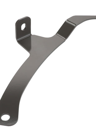 The AGCO Sensor Bracket - Acw252765C is a metal bracket that features a hook on one end and two mounting holes. No additional product description information is available at this time.