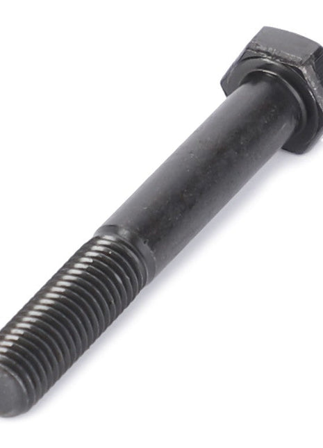 Here is the revised sentence based on the given product data:

The AGCO Hex Head Bolt - 0901-10-50-00 features a hexagonal head, threading on the lower half, and a smooth cylindrical body on the upper half, designed for a 53mm fitment in Fendt models.