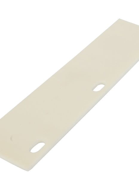 The AGCO | Catch - La320834550 is a sleek, rectangular off-white plastic strip featuring three precisely-aligned oval holes in the center.