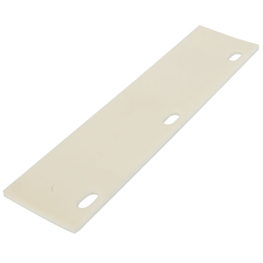 The AGCO | Catch - La320834550 is a sleek, rectangular off-white plastic strip featuring three precisely-aligned oval holes in the center.