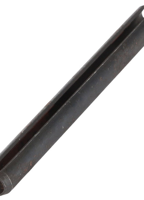 A dark metal cylindrical tool with a split along its length, identified as AGCO PIN - D42616900 from the brand AGCO, which could be a roll pin or cotter pin. There is no current product description information available.