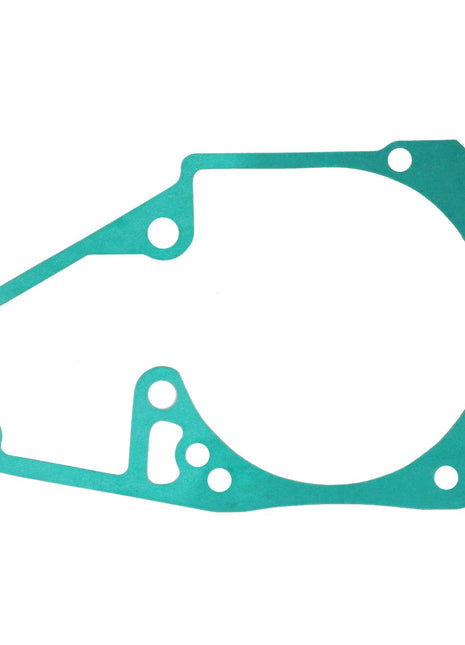 Product Description: The AGCO | Seal - F119200710970 is a green gasket with various cutouts, designed for sealing purposes in mechanical or automotive applications.
