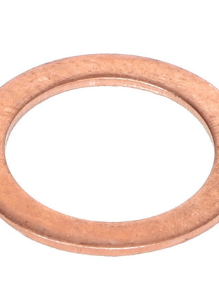A close-up image of the AGCO | Washer - Acx2785710, a circular copper washer with a smooth surface, is displayed on a white background. The washer is notable for its central hole.